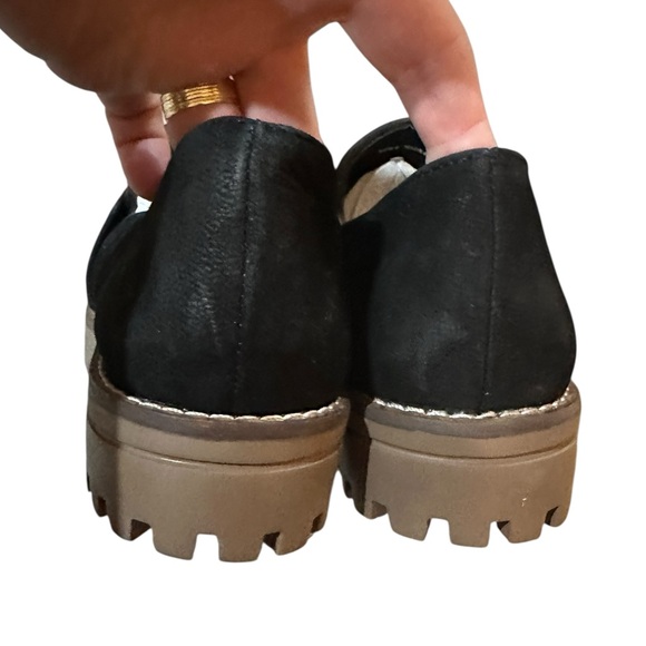 NWOB Dolce Vita Black Suede Leather Aubree Loafer Flats Shoe - Picture 5 of 12